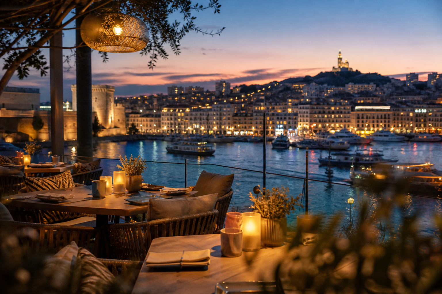 Terrasse port